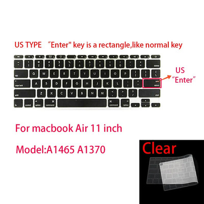 Husă pentru tastatură pentru Apple Macbook pro13/16/15 Air13 inch Toate seriile Husă din silicon pentru laptop, piele transparentă de protecție A2941 A2442 A3113