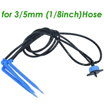 SPRYCLE 50X Bend Arrow Dripper Micro Drip Irrigation Kit Εκπομποί 3/5mm σωλήνας κήπου Πότισμα Εξοικονόμηση σταγονόμετρου Θερμοκήπιο