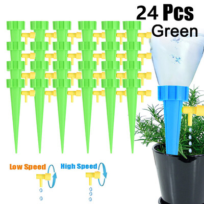 Komplet šiljaka za samozalijevanje biljaka s kontrolom otpuštanja, automatskim sustavom navodnjavanja kap po kap, vrtnim podesivim uređajem za automatsko kapanje vode