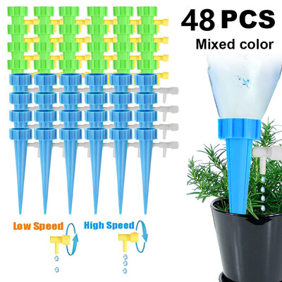 Komplet šiljaka za samozalijevanje biljaka s kontrolom otpuštanja, automatskim sustavom navodnjavanja kap po kap, vrtnim podesivim uređajem za automatsko kapanje vode