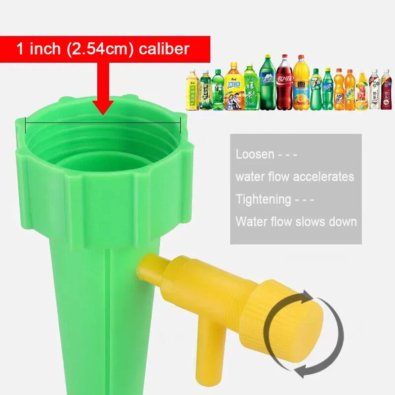 Növény önöntöző tüskék készlet kioldóvezérléssel, automatikus csepegtető öntözőrendszerrel, kertben állítható automatikus vízcseppelő készülék