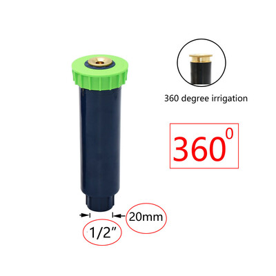 Garden Lawn Popup Sprinkler 90/180/360 Degree Irrigation Sprinkler Farm Refraction Nozzle για Πότισμα & Πότισμα