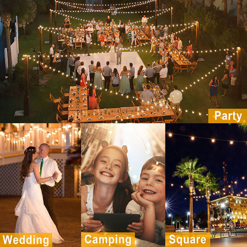 Saulės energijos lauko šviestuvai, atsparūs vandeniui, LED gaubtiniai saulės šviesos styginiai lauko šviestuvai saulės energijai, skirti kiemo balkonui terasai medžių baldakimu vakarėliui