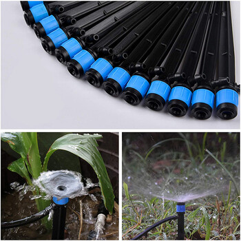 Irrigation Drip Emitters Micro Spray Adjustable 360 Irrigation Sprinkler Spray Dripper Garden Plants Ακροφύσιο ποτίσματος