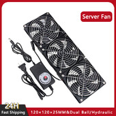 120 mm 3000 aps./min ventiliatoriaus aušinimas su valdikliu 12 cm 12 V 220 V Btc mašinos važiuoklė darbo stoties spintelės radiatoriaus serverio ventiliatorius