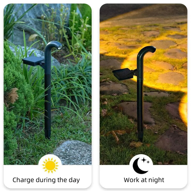 Solárne LED svetlá Vonkajšie vodotesné dekorácie chodníkov Solárne lampy Záhrada Trávnik Ploty Pouličné osvetlenie Bodové svetlá