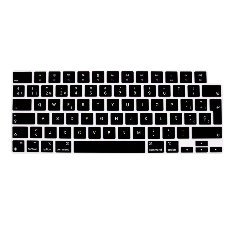 Husă pentru tastatură spaniolă pentru Macbook Air 13,6" 15,3" A2681A2941/Macbook Pro 14" 16"A2779 A2442 A2780 A2485, Protector pentru tastatură