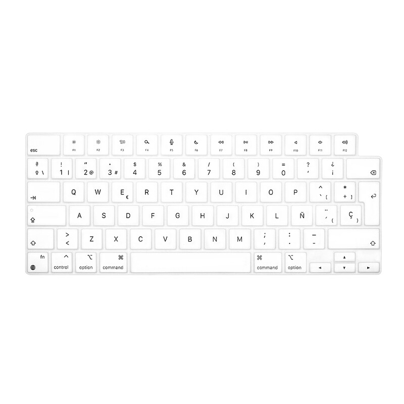 Husă pentru tastatură spaniolă pentru Macbook Air 13,6" 15,3" A2681A2941/Macbook Pro 14" 16"A2779 A2442 A2780 A2485, Protector pentru tastatură