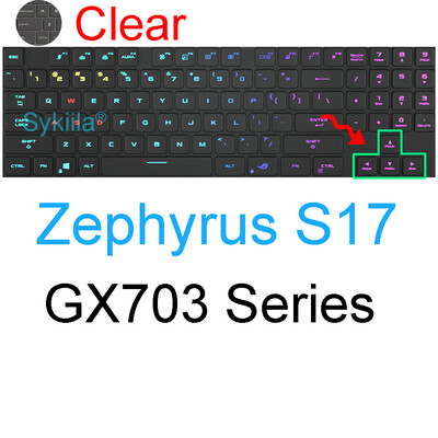 Κάλυμμα πληκτρολογίου για ROG Zephyrus G14 G15 G16 M15 M16 S15 S17 GMS Duo GU605 GA503 GA403 Αξεσουάρ δερμάτινης θήκης προστασίας από σιλικόνη