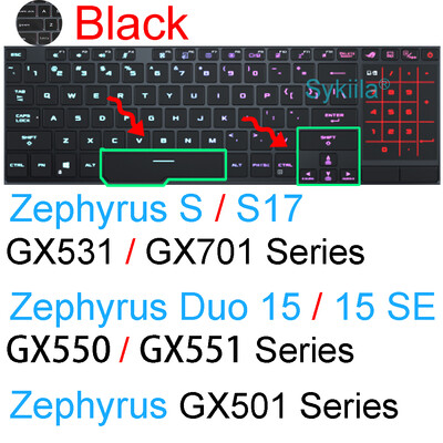 Κάλυμμα πληκτρολογίου για ROG Zephyrus G14 G15 G16 M15 M16 S15 S17 GMS Duo GU605 GA503 GA403 Αξεσουάρ δερμάτινης θήκης προστασίας από σιλικόνη