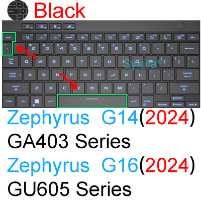 Κάλυμμα πληκτρολογίου για ROG Zephyrus G14 G15 G16 M15 M16 S15 S17 GMS Duo GU605 GA503 GA403 Αξεσουάρ δερμάτινης θήκης προστασίας από σιλικόνη