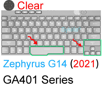 Κάλυμμα πληκτρολογίου για ROG Zephyrus G14 G15 G16 M15 M16 S15 S17 GMS Duo GU605 GA503 GA403 Αξεσουάρ δερμάτινης θήκης προστασίας από σιλικόνη