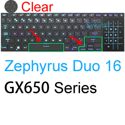 Κάλυμμα πληκτρολογίου για ROG Zephyrus G14 G15 G16 M15 M16 S15 S17 GMS Duo GU605 GA503 GA403 Αξεσουάρ δερμάτινης θήκης προστασίας από σιλικόνη