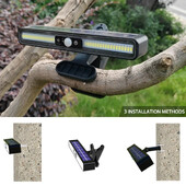Záhradná krajinná dekoratívna lampa s klipom na stenu, solárne svetlo na zavesenie na stenu, vodotesné solárne LED lampy, domáce vonkajšie záhradné solárne osvetlenie
