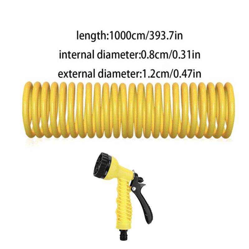 Aukštos kokybės spyruoklinės teleskopinės žarnos lanksčios spyruoklinės teleskopinės žarnos, tvirtos ir patvarios, lengvai valdomos įvairios momentinės