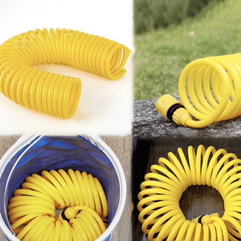 Aukštos kokybės spyruoklinės teleskopinės žarnos lanksčios spyruoklinės teleskopinės žarnos, tvirtos ir patvarios, lengvai valdomos įvairios momentinės