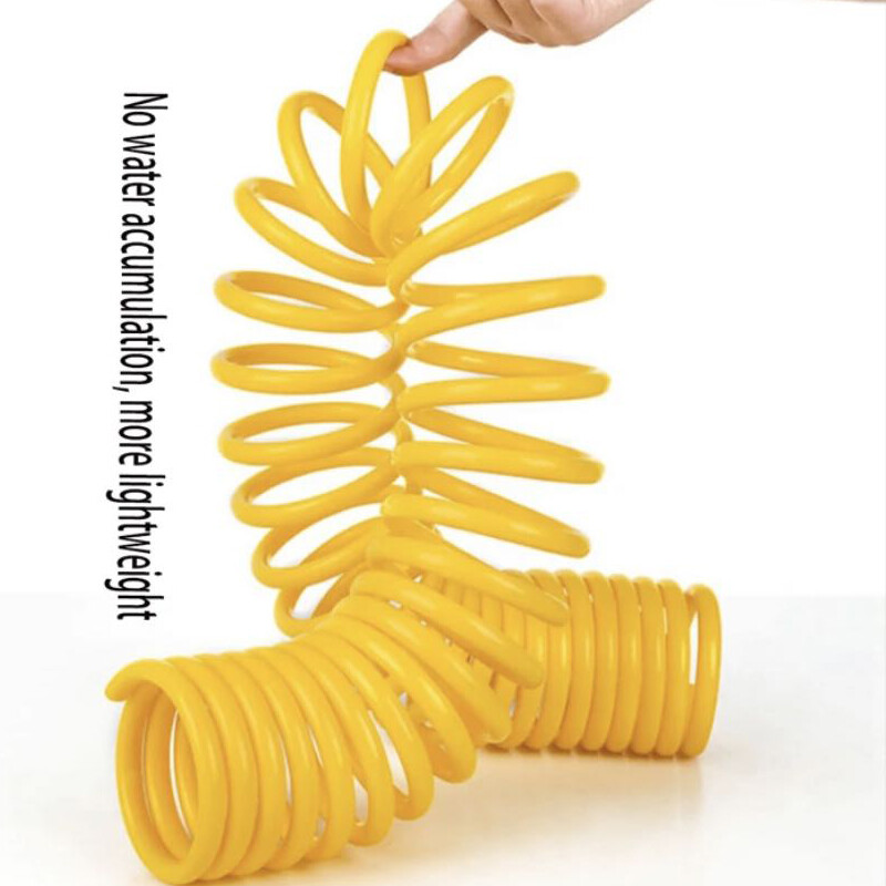 Aukštos kokybės spyruoklinės teleskopinės žarnos lanksčios spyruoklinės teleskopinės žarnos, tvirtos ir patvarios, lengvai valdomos įvairios momentinės