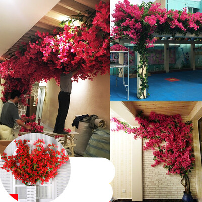 Novi kućni cvjetni aranžman umjetna bougainvillea filigranski lažni cvjetni ukras za vjenčanje DIY ukrasni luk za zabavu