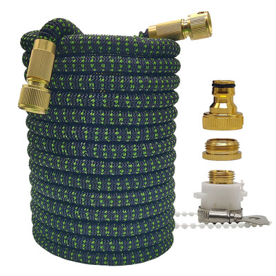 Namų ir sodo žarna aukšto slėgio lankstūs išsiplečiantys dvispalviai magiški laistymo vamzdžiai 25-100 FT sodo ūkio drėkinimo automobilių plovimui