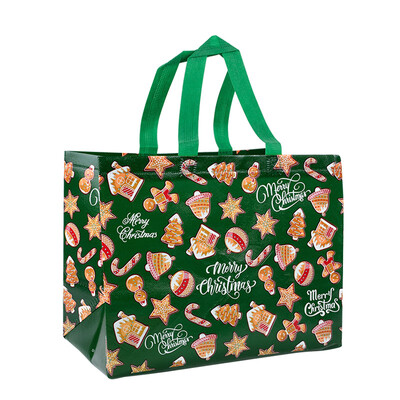 Χριστουγεννιάτικη τσάντα τσάντα με χερούλια Άγιος Βασίλης Χιονάνθρωπος Καραμέλα Δώρο Τσάντα Συσκευασία Χαρούμενα Χριστούγεννα Πρωτοχρονιά Διακόσμηση πάρτι Noel Θήκη αγορών