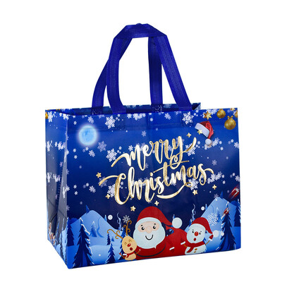 Χριστουγεννιάτικη τσάντα τσάντα με χερούλια Άγιος Βασίλης Χιονάνθρωπος Καραμέλα Δώρο Τσάντα Συσκευασία Χαρούμενα Χριστούγεννα Πρωτοχρονιά Διακόσμηση πάρτι Noel Θήκη αγορών