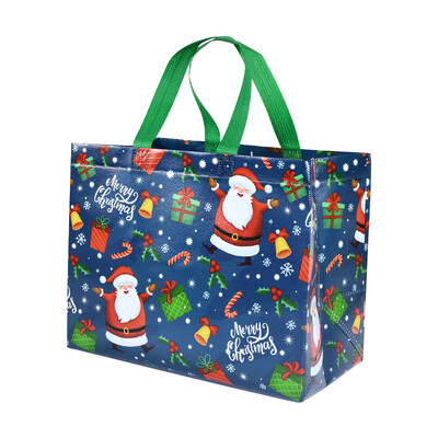 Χριστουγεννιάτικη τσάντα τσάντα με χερούλια Άγιος Βασίλης Χιονάνθρωπος Καραμέλα Δώρο Τσάντα Συσκευασία Χαρούμενα Χριστούγεννα Πρωτοχρονιά Διακόσμηση πάρτι Noel Θήκη αγορών