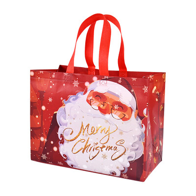 Χριστουγεννιάτικη τσάντα τσάντα με χερούλια Άγιος Βασίλης Χιονάνθρωπος Καραμέλα Δώρο Τσάντα Συσκευασία Χαρούμενα Χριστούγεννα Πρωτοχρονιά Διακόσμηση πάρτι Noel Θήκη αγορών