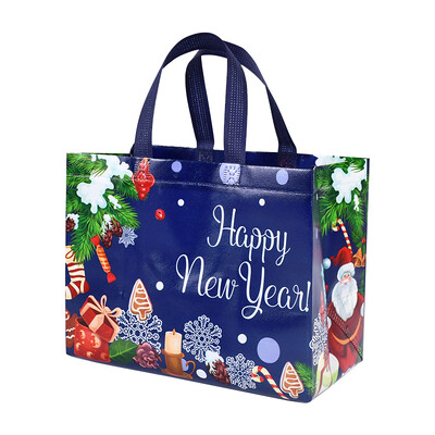 Χριστουγεννιάτικη τσάντα τσάντα με χερούλια Άγιος Βασίλης Χιονάνθρωπος Καραμέλα Δώρο Τσάντα Συσκευασία Χαρούμενα Χριστούγεννα Πρωτοχρονιά Διακόσμηση πάρτι Noel Θήκη αγορών