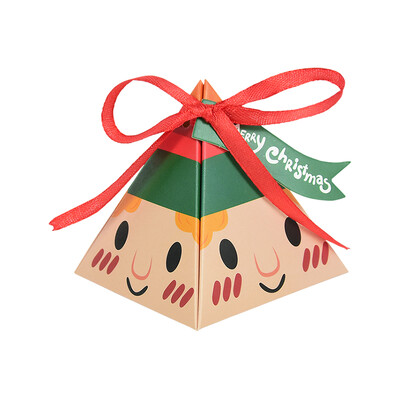 10 db Boldog karácsonyi cukorka süti ajándék csomag dobozok táskák szalaggal Navidad Natal Noel újévi 2023 party dekorációs kellékek