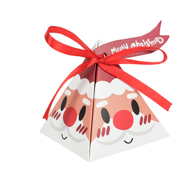 10 db Boldog karácsonyi cukorka süti ajándék csomag dobozok táskák szalaggal Navidad Natal Noel újévi 2023 party dekorációs kellékek