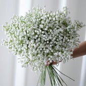 41 cm baltos dirbtinės gėlės Plastikinės Gypsophila Plaunamos amžinos gėlės vestuvių gimtadienio dekoravimui Namų sodo netikra gėlė