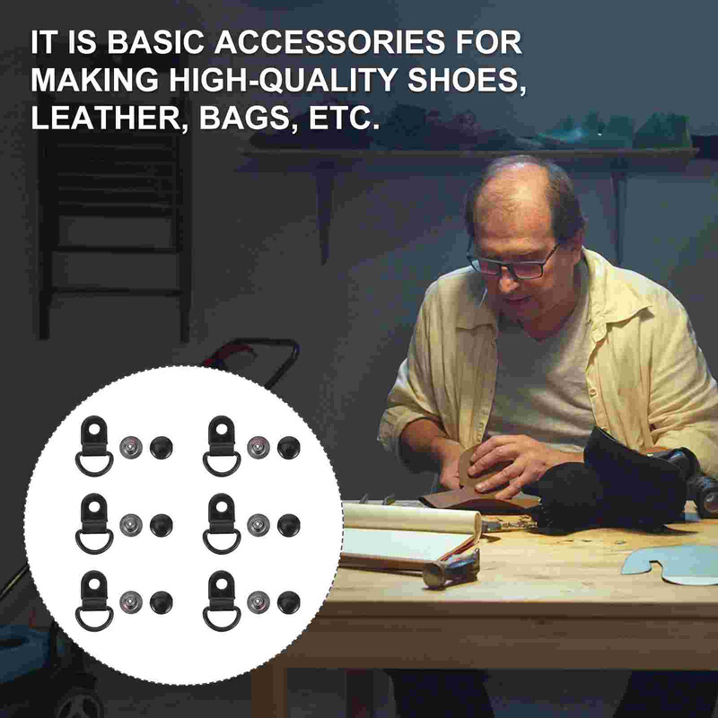 30 komplekti apavu mežģīņu āķi D gredzens metāla sprādze zābaku mežģīņu pogas spiedpoga 30 gab. kniedes Apavi rotājumi rokassomu somiņa siksniņa