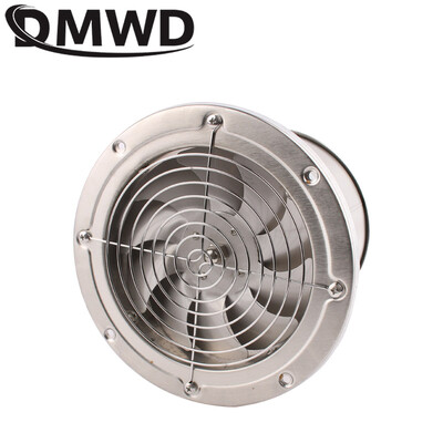 45 W 6 colių nerūdijančio plieno išmetimo ventiliatoriaus stiprintuvas 6 colių tualeto virtuvės pakabinamas ant sienos lango kanalo ventiliatorius oro ventiliatoriaus ištraukimo ventiliatorius