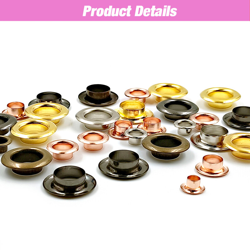 50 vnt. 8 mm skylės metalinės kilpos, tarpikliai su poveržlės perforatoriaus rinkiniu, įrankiu pasidaryk pats, odiniai aksesuarai, drabužiai, batai, diržo dangtelis, maišelio etiketės