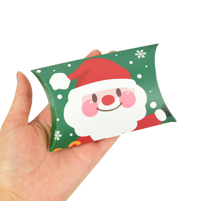 12 ks Veselé Vianoce Darčeková krabička na cukrovinky Kraft Papierové Sušienky Baliace Tašky Vianočná dekorácia pre domácnosť Navidad Nový rok 2025