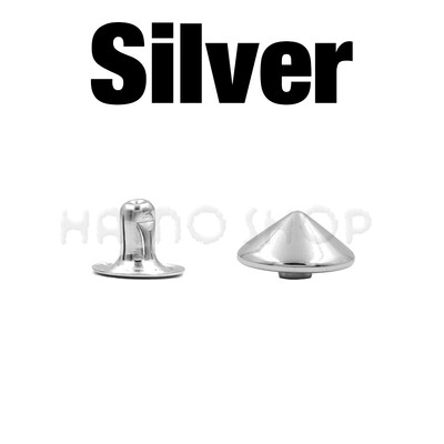 80-100 kompleta 5-12 mm konusne zakovice sa šiljcima DIY Punk Rock za odjeću Obuća Torbe Dekoracija ovratnika za kućne ljubimce Dodaci za izradu kože