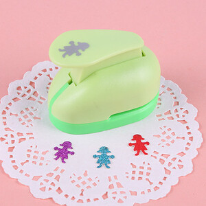 Δωρεάν αποστολή 1,5cm 5/8`` DIY Paper Cutter Eva Foam Maker Puncher Scrapbooking Cut Saving for Kid Hole Craft Punch Flower Furador