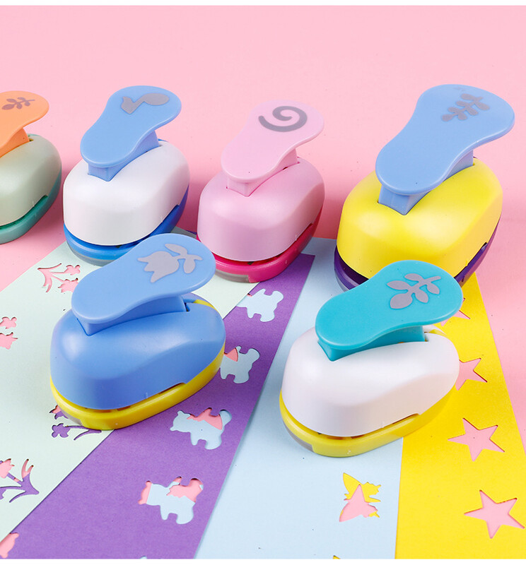 Δωρεάν αποστολή 1,5cm 5/8`` DIY Paper Cutter Eva Foam Maker Puncher Scrapbooking Cut Saving for Kid Hole Craft Punch Flower Furador