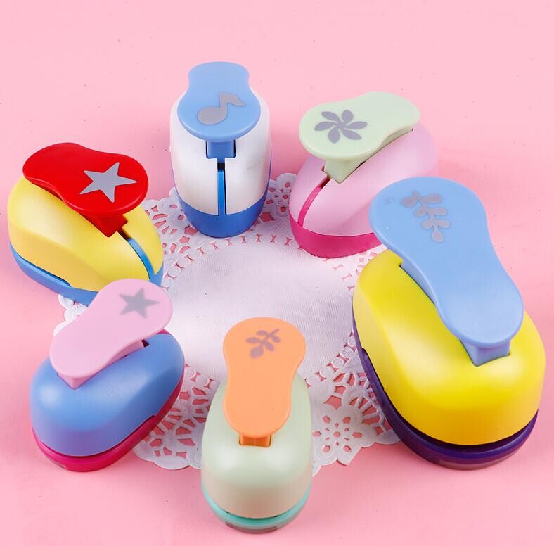 Δωρεάν αποστολή 1,5cm 5/8`` DIY Paper Cutter Eva Foam Maker Puncher Scrapbooking Cut Saving for Kid Hole Craft Punch Flower Furador