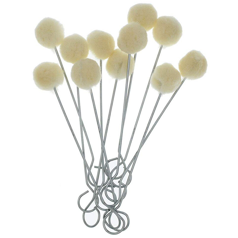 Hot 50 komada vune Daubers Ball Kist, kožna boja Dauber aplikator za bojanje s metalnom ručkom za DIY zanatske projekte