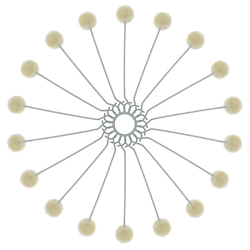 Hot 50 komada vune Daubers Ball Kist, kožna boja Dauber aplikator za bojanje s metalnom ručkom za DIY zanatske projekte