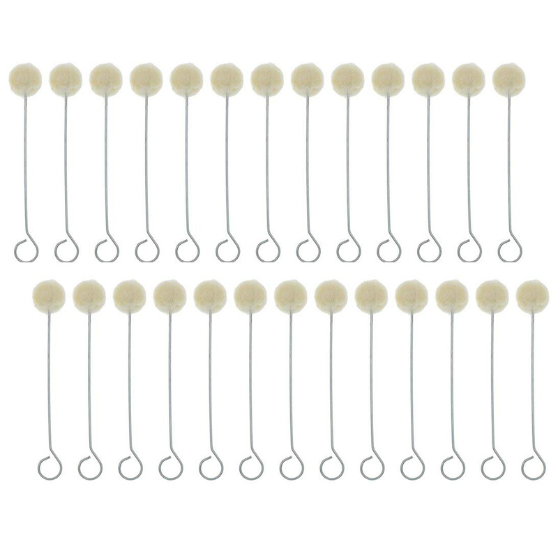 Hot 50 komada vune Daubers Ball Kist, kožna boja Dauber aplikator za bojanje s metalnom ručkom za DIY zanatske projekte