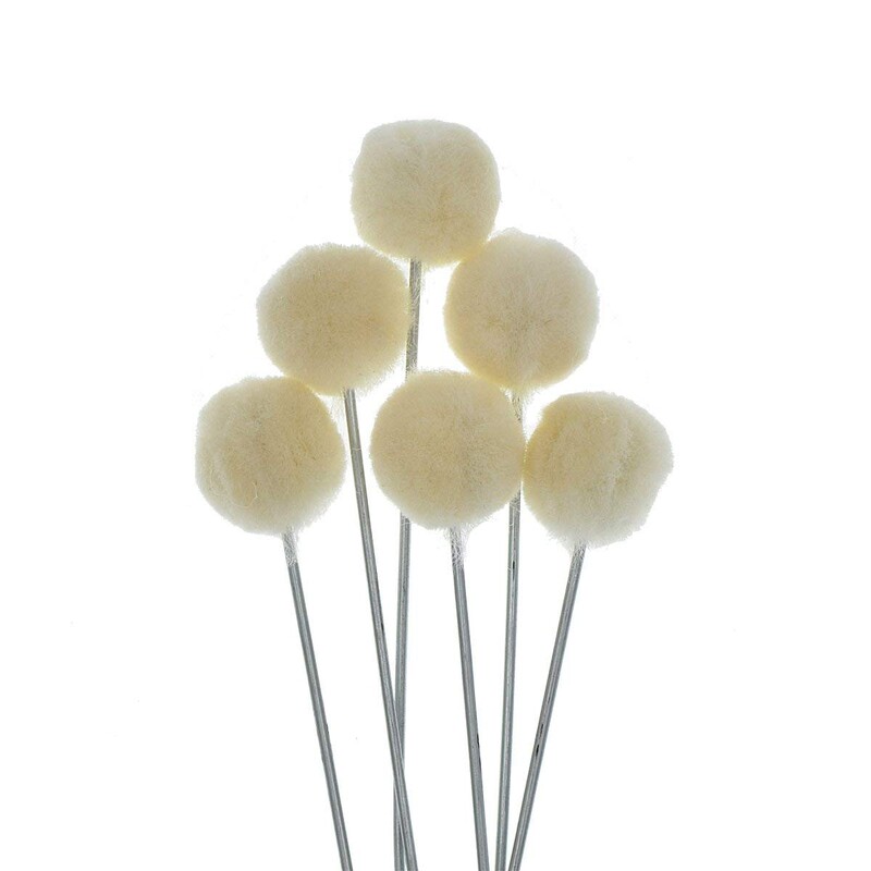 Hot 50 komada vune Daubers Ball Kist, kožna boja Dauber aplikator za bojanje s metalnom ručkom za DIY zanatske projekte