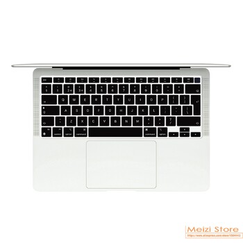 για MacBook Air M1 Chip A2337 13 ιντσών 2020 2021 Touch ID MODLE A2179 Κάλυμμα δέρματος πληκτρολογίου σιλικόνης αγγλικής γλώσσας Euro