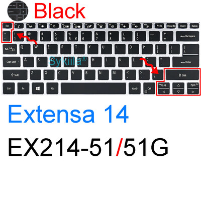 Poklopac tipkovnice za Acer Extensa 14 15 EX214 EX215 31 31G 32 32G 51 51G 52 52G 53 53G 54 54G 55 55G Silikonska zaštitna maska za kožu