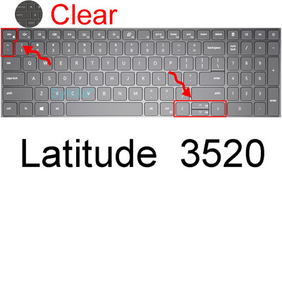 Κάλυμμα πληκτρολογίου για Dell Latitude 15 7520 7530 9510 9520 2 in 1 7000 9000 Laptop Protector Skin Case Εξάρτημα σιλικόνης 15,6 ιντσών