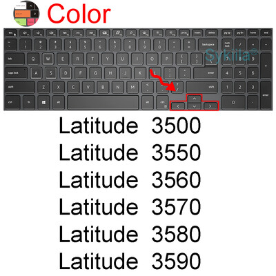 Κάλυμμα πληκτρολογίου για Dell Latitude 15 7520 7530 9510 9520 2 in 1 7000 9000 Laptop Protector Skin Case Εξάρτημα σιλικόνης 15,6 ιντσών