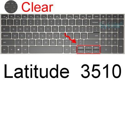 Κάλυμμα πληκτρολογίου για Dell Latitude 15 7520 7530 9510 9520 2 in 1 7000 9000 Laptop Protector Skin Case Εξάρτημα σιλικόνης 15,6 ιντσών