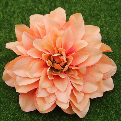 10PCS/lot velika umjetna dalija cvjetna glava božura 14/15CM dijametar svileni cvijet svadbeno cvijeće zidni cvjetni ukras za dom