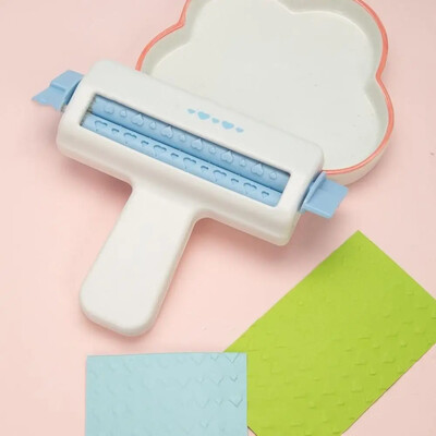 Kreatív Nagy méretű papírtörőgép Munkatakarékos csomagolás Ajándék csomagolópapír tekercs dombornyomás Barkács kézműves papírkivágás dekor